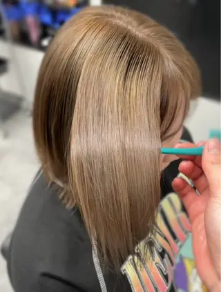 ショート 鎌取/透明感カラー /ボブ/顔まわりのヘアスタイル