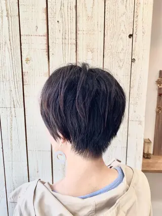 ショート 透明感/ 美髪矯正/田中恭のヘアスタイル