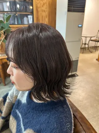 ミディアム カラー 🌼RIKA🌼レデ ィース専門💖のヘアスタイル