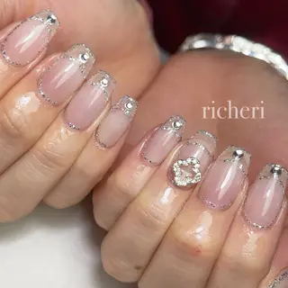 ミディアム ネイル richeri beautyのネイルデザイン