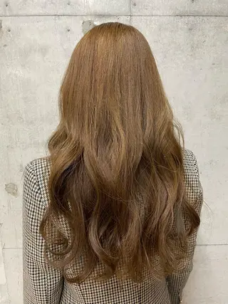 ロング カラー 女性に人気♪ はやしほのかのヘアスタイル