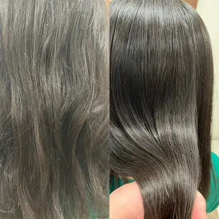 セミロング パーマ style 横浜のヘアスタイル