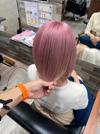 ミディアム RIENS xrea一樹のヘアスタイル