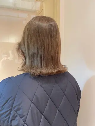 ミディアム マホ/日吉/髪質改善 /レイヤー/ガーリーのヘアスタイル