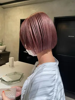 ショート カラー 🍃透明感/デザイン 店長MASARU🍃のヘアスタイル