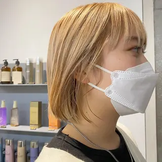 ミディアム カラー ヘアアレンジ 広美◎ <hiromi>のヘアスタイル