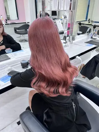 ミディアム カラー ヘアアレンジ 💕上野美容師☁ ブリーチ💖サワのヘアスタイル