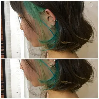 ショート ミディアム カラー 牛山 静香のマツエク・マツパデザイン