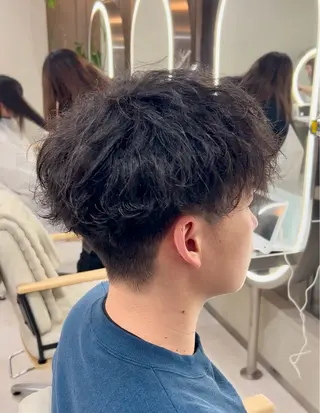 パーマ メンズ メンズ/メンズパーマ /小笠原諒のヘアスタイル