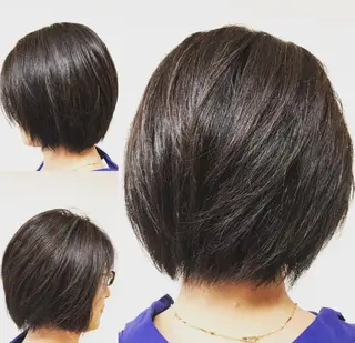 ミディアム カラー 横田 尚登のヘアスタイル