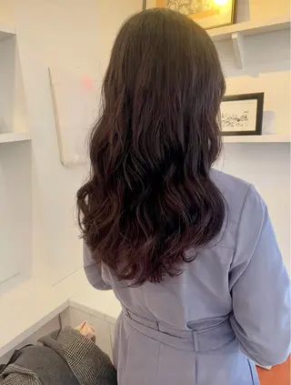 ロング カラー パーマ ヘアアレンジ 髪質改善ストレート✨ パーマヘア✨YUKIのヘアスタイル