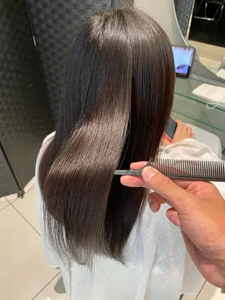 ロング 美髪ヘア 藤田友輝のヘアスタイル