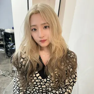 ロング カラー 透明感ワンカラー梅田 ダブルカラー/川上のヘアスタイル