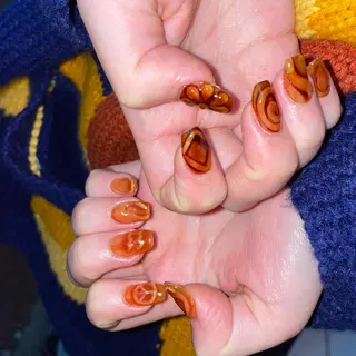 ネイル 新井 ひなののネイルデザイン