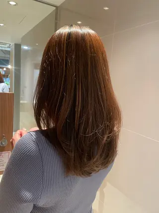 セミロング レイヤー/透明感 /chihiro🩰のヘアスタイル