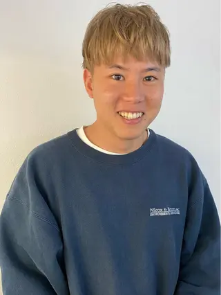 ショート カラー メンズ 森貴裕/ベージュ/ パーマ/オリーブのヘアスタイル