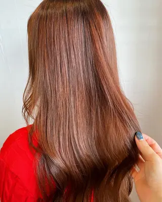 ロング カラー knock【ノック】所属・烏丸韓国ヘア🇰🇷 ayaka🎀のヘアスタイル