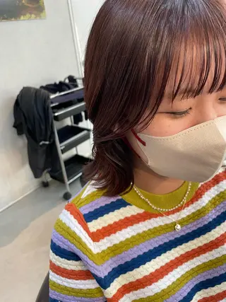 ミディアム トレンド透明感カラー ☘️大貫 昂涼🐹のヘアスタイル