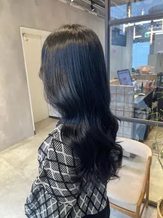 ロング カラー 🦋レイヤーカット ミドリカワ🦋のヘアスタイル