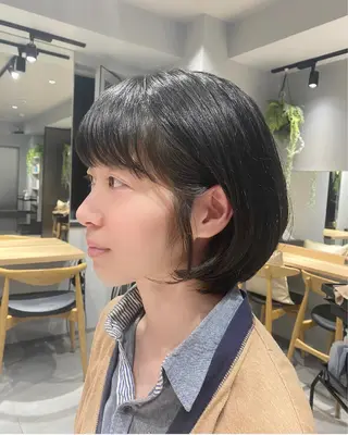 ショート カラー ボブ、ミディアム得意 🤍Emmy🤍のヘアスタイル