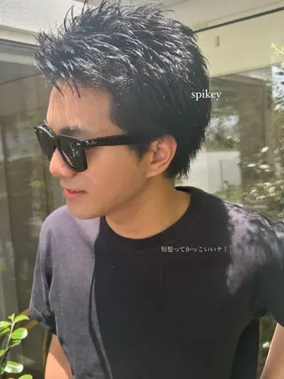 ショート メンズ 荻野 未来のヘアスタイル