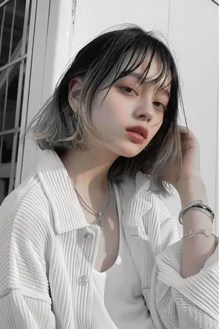 ショート カラー lana hair 新宿/髪質改善/韓国のヘアスタイル