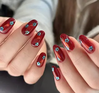 ネイル By moonネイル 🌷ワンホン/韓国風のネイルデザイン