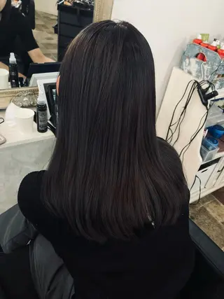 セミロング カラー 篠崎 穂乃佳のヘアスタイル