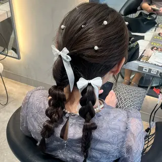 ロング 𝙆𝙖𝙞🎀🩶 レイヤー/縮毛矯正のヘアスタイル