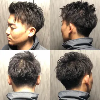 ショート ヘアアレンジ メンズ 萩原 勇樹のヘアスタイル