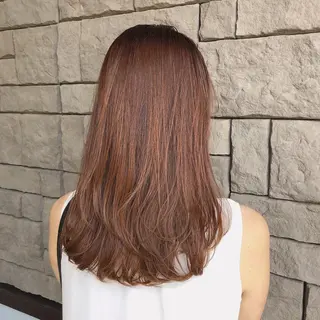 ロング カラー 店長/mao/ 前髪/顔周りカットのヘアスタイル