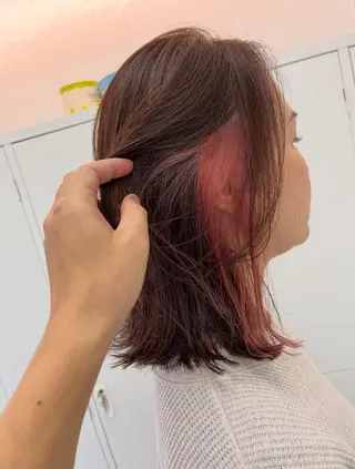 ミディアム ❄️透明感ブリーチ ❄️TOWA市川のヘアスタイル