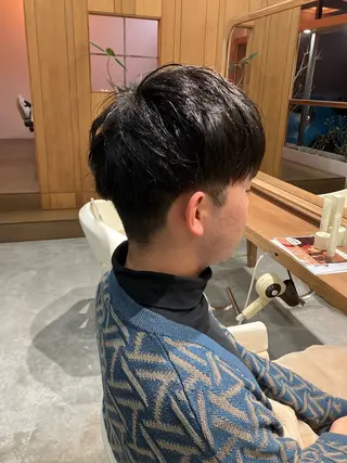 ショート メンズ fulam所属・佐藤悠生/郡山 メンズパーマ.カットのヘアスタイル