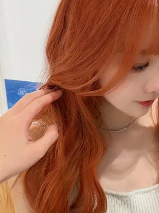 ロング カラー 新宿 似合わせカラー HINAのヘアスタイル