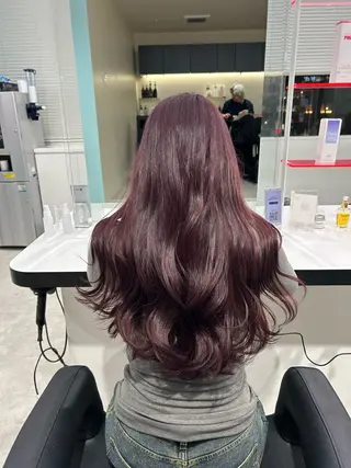 ロング カラー 履歴修正屋さん／ ブロンド／ホワイトのヘアスタイル