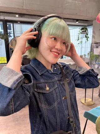 カラー スミレ /アレンジ /コーンロウ/メンズのヘアスタイル