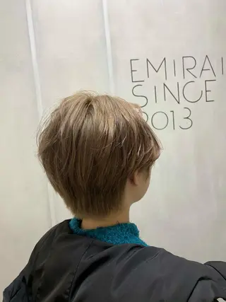 ショート カラー 🟢NEGi🟣 🫧髪質改善のヘアスタイル