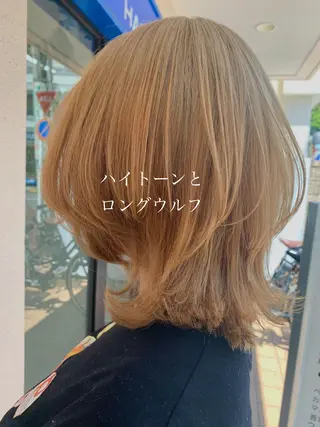 ミディアム 中垣 南のヘアスタイル