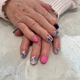 ネイル 四之宮 百花のネイルデザイン