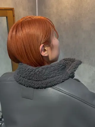 ショート 赤みオフの透明感職人 /ケア重視の美髪施術のヘアスタイル