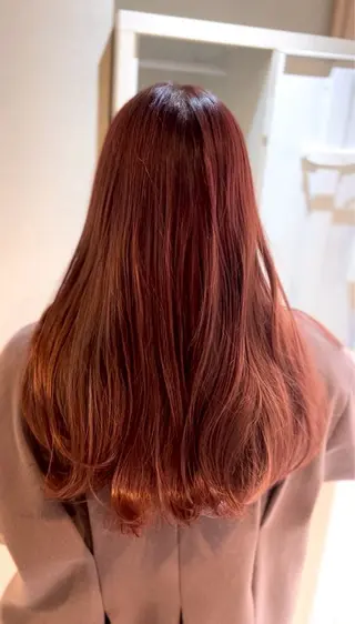 ロング カラー みな🫧艶カラー/ 髪質改善/前髪カットのヘアスタイル