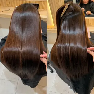 ロング attrait南堀江所属・KAISEI髪質改善 /縮毛矯正のヘアスタイル