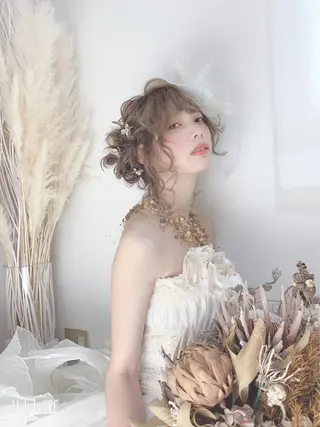 ロング ヘアアレンジ Achieve 三ノ宮のヘアスタイル