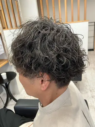 パーマ メンズ メンズ特化/パーマ/ フェードWATARUのヘアスタイル