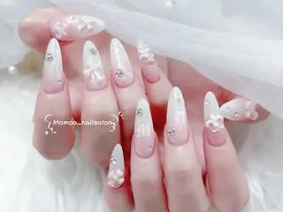 ネイル MoMoA Nail ネイル長さ出し専門店のネイルデザイン