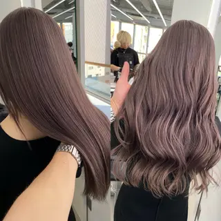 ロング カラー ENGOL所属・新美 蓮のヘアスタイル