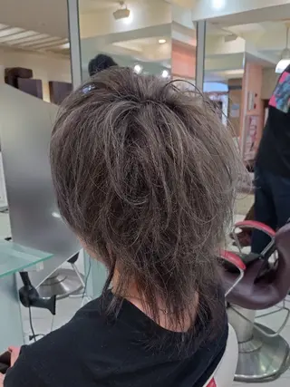 ミディアム ヘアアレンジ メンズ 🐺一ノ瀬 凌 / デザインウルフ🐺のヘアスタイル