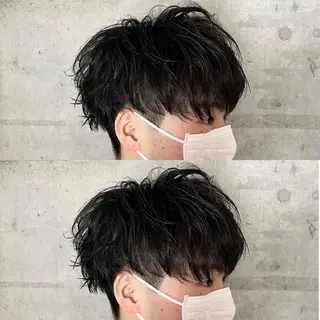 メンズ フリーランスシェアサロンルレイル所属・心斎橋/メンズ /ルレイル/地形真希のヘアスタイル