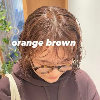 ミディアム カラー ちほ /ボブスタイルのヘアスタイル