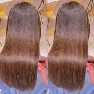 ロング カラー レイヤー❣️縮毛矯正 川村利幸のヘアスタイル